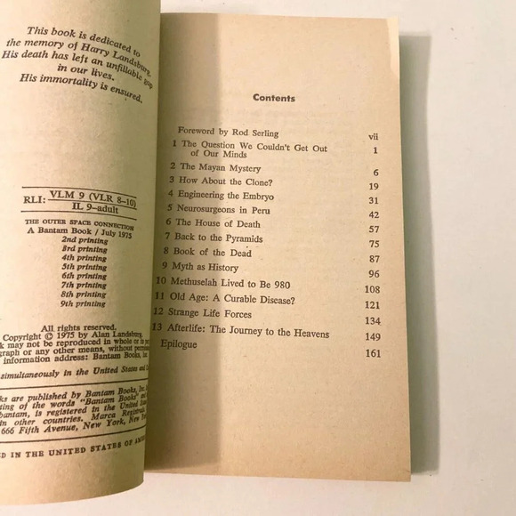 Vintage 1975 The Outer Space Connection by Alan and  Sally Landsburg Paperback - Picture 9 of 16